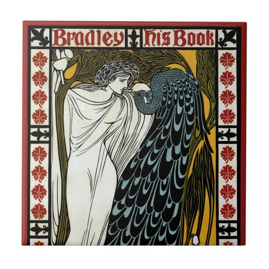 Vintages Jugendstil: Der Kuss von William Bradley Fliese (Vorderseite)