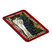 Vintages Jugendstil: Der Kuss von William Bradley Magnet (Rechte Seite)
