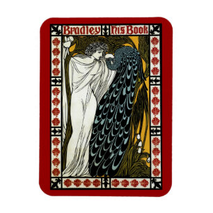 Vintages Jugendstil: Der Kuss von William Bradley Magnet