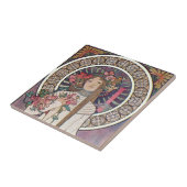 Vintages Jugendstil Fliese (Seite)