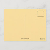 Vintages Jugendstil-Foto Geburtstag, Nymphe Postkarte (Rückseite)