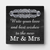 Vintages Jugendstil-Gästebuch Fotoplatte (Vorderseite)