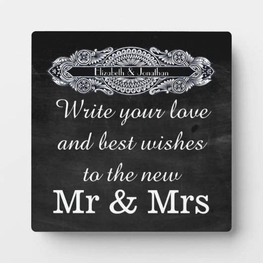 Vintages Jugendstil-Gästebuch Fotoplatte (Vorderseite)