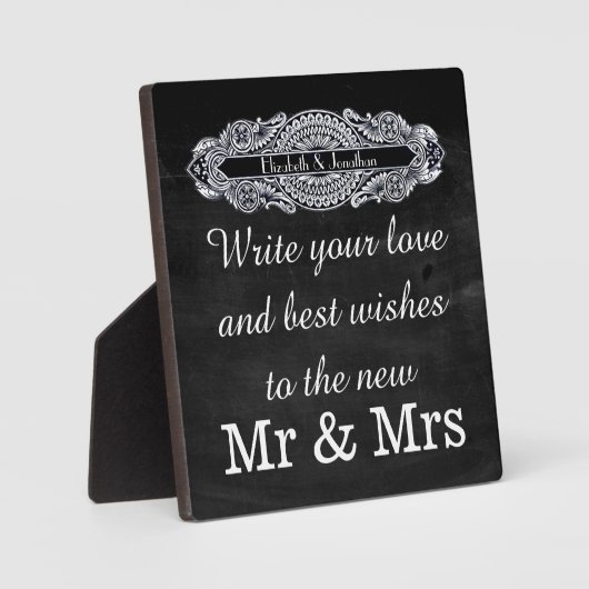 Vintages Jugendstil-Gästebuch Fotoplatte (Vorderseite)