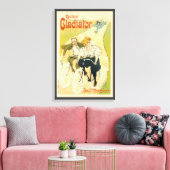 Vintages Jugendstil, Gladiatorräder Leinwanddruck (Insitu (Wohnzimmer))