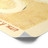 Vintages Jugendstil, Gladiatorräder Poster (Ecke)