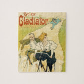 Vintages Jugendstil, Gladiatorräder Puzzle (Vertikal)