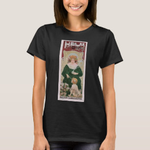Vintages Jugendstil Helm Kacao von Privat Livemont T-Shirt