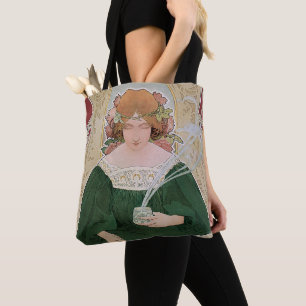 Vintages Jugendstil Helm Kacao von Privat Livemont Tasche