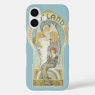 Vintages Jugendstil, Holland Levensverzekering iPhone 16 Hülle