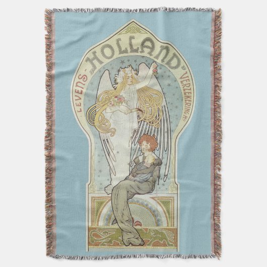 Vintages Jugendstil, Holland Levensverzekering Decke (Vorderseite Vertikal)