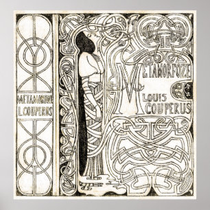 Vintages Jugendstil Hübsches Giro del Malcantone Poster
