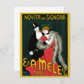 Vintages Jugendstil, italienische Mode-Liebe Roman (Vorne/Hinten)