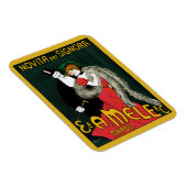 Vintages Jugendstil, italienische Mode-Liebe Roman Magnet (Rechte Seite)