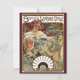 Vintages Jugendstil, Kekse von Alphonse Mucha