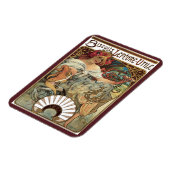 Vintages Jugendstil, Kekse von Alphonse Mucha Magnet (Linke Seite)