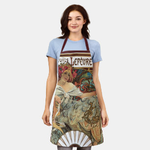 Vintages Jugendstil, Kekse von Alphonse Mucha Schürze