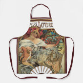 Vintages Jugendstil, Kekse von Alphonse Mucha Schürze (Vorderseite)