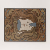Vintages Jugendstil Kiss Puzzle (Horizontal)