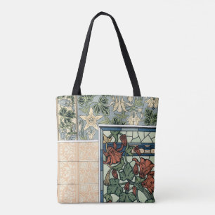 Vintages Jugendstil, Kolumbus Aquilegii-Blume Tasche