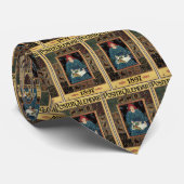 Vintages Jugendstil, Kunsthandwerkbuch Krawatte (Gerollt)