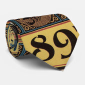 Vintages Jugendstil, Kunsthandwerkbuch Krawatte (Gerollt)