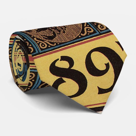 Vintages Jugendstil, Kunsthandwerkbuch Krawatte (Gerollt)