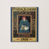 Vintages Jugendstil, Kunsthandwerkbuch Puzzle (Vertikal)