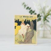 Vintages Jugendstil, La Goulue von Toulouse Lautre (Stehend Vorderseite)
