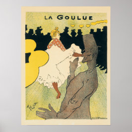 Vintages Jugendstil, La Goulue von Toulouse Lautre Poster