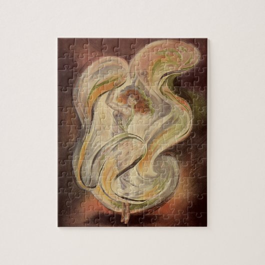 Vintages Jugendstil, La Loie Fuller Moderner Tänze Puzzle (Vertikal)