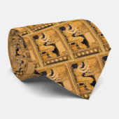 Vintages Jugendstil, Liebe erobert alles Wissensch Krawatte (Gerollt)