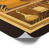 Vintages Jugendstil, Liebe erobert alles Wissensch Poster (Ecke)