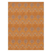 Vintages Jugendstil-Lilie & Tudor-Rose-Muster Tischdecke (Vorderseite)