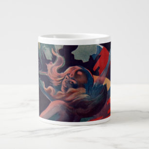 Vintages Jugendstil, Loie Fuller bei Folies Berger Jumbo-Tasse