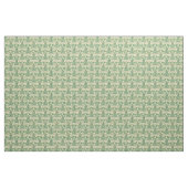 Vintages Jugendstil-Lotus- und Pappemuster Stoff (Yard (91,4 cm))