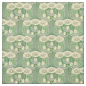 Vintages Jugendstil-Lotus- und Pappemuster Stoff (Muster)