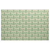 Vintages Jugendstil-Lotus- und Pappemuster Stoff (Fat Quarter (45,7 x 55,9 cm))