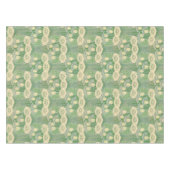 Vintages Jugendstil-Lotus- und Pappemuster Tischdecke (Vorderseite (Horizontal))