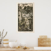 Vintages Jugendstil-Lutèce von Adolphe Giraldon Poster (Küche)