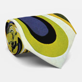 Vintages Jugendstil, Macmillans Pfauenfeder Krawatte (Gerollt)