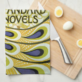 Vintages Jugendstil, Macmillans Pfauenfeder Küchentuch (Viertel Falte)