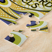 Vintages Jugendstil, Macmillans Pfauenfeder Puzzle (Seite)