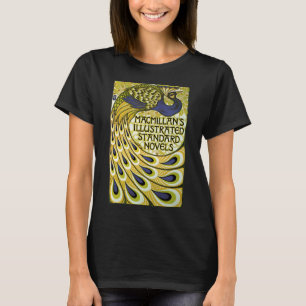 Vintages Jugendstil, Macmillans Pfauenfeder T-Shirt