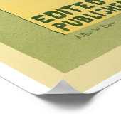 Vintages Jugendstil Moderne Kunst Poster (Ecke)