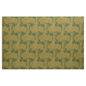 Vintages Jugendstil-Mohn-Blume-Muster Stoff (Fat Quarter (45,7 x 55,9 cm))