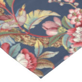 Vintages Jugendstil-Muster für tropische Parrots Tischdecke (Schrägansicht)