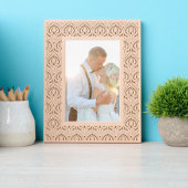 Vintages Jugendstil-Muster Geätzte Rahmen