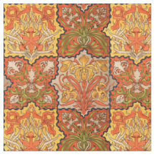 Vintages Jugendstil-Muster "Quilt" Stoff