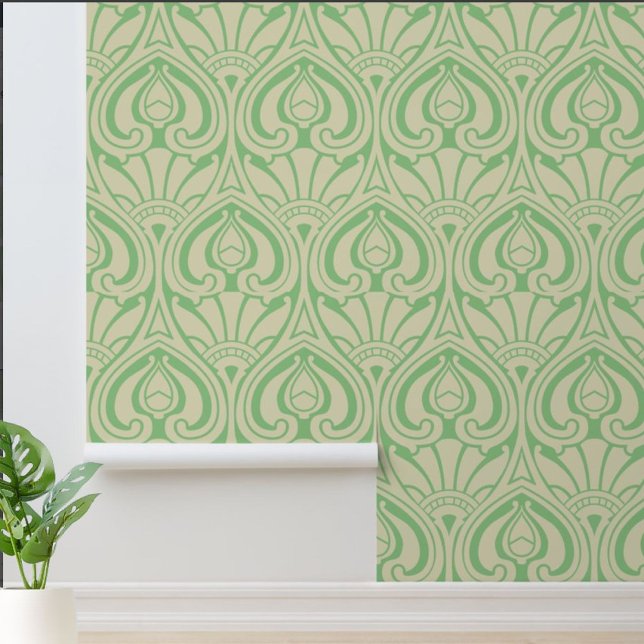 Vintages Jugendstil-Muster Tapete (Von Creator hochgeladen)